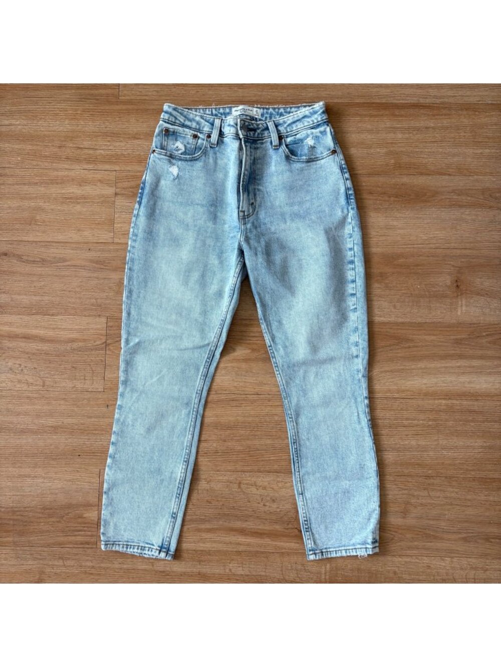 Abercrombie & Fitch The Skinny High Rise Denim Jeans Blue Women’s Size 27